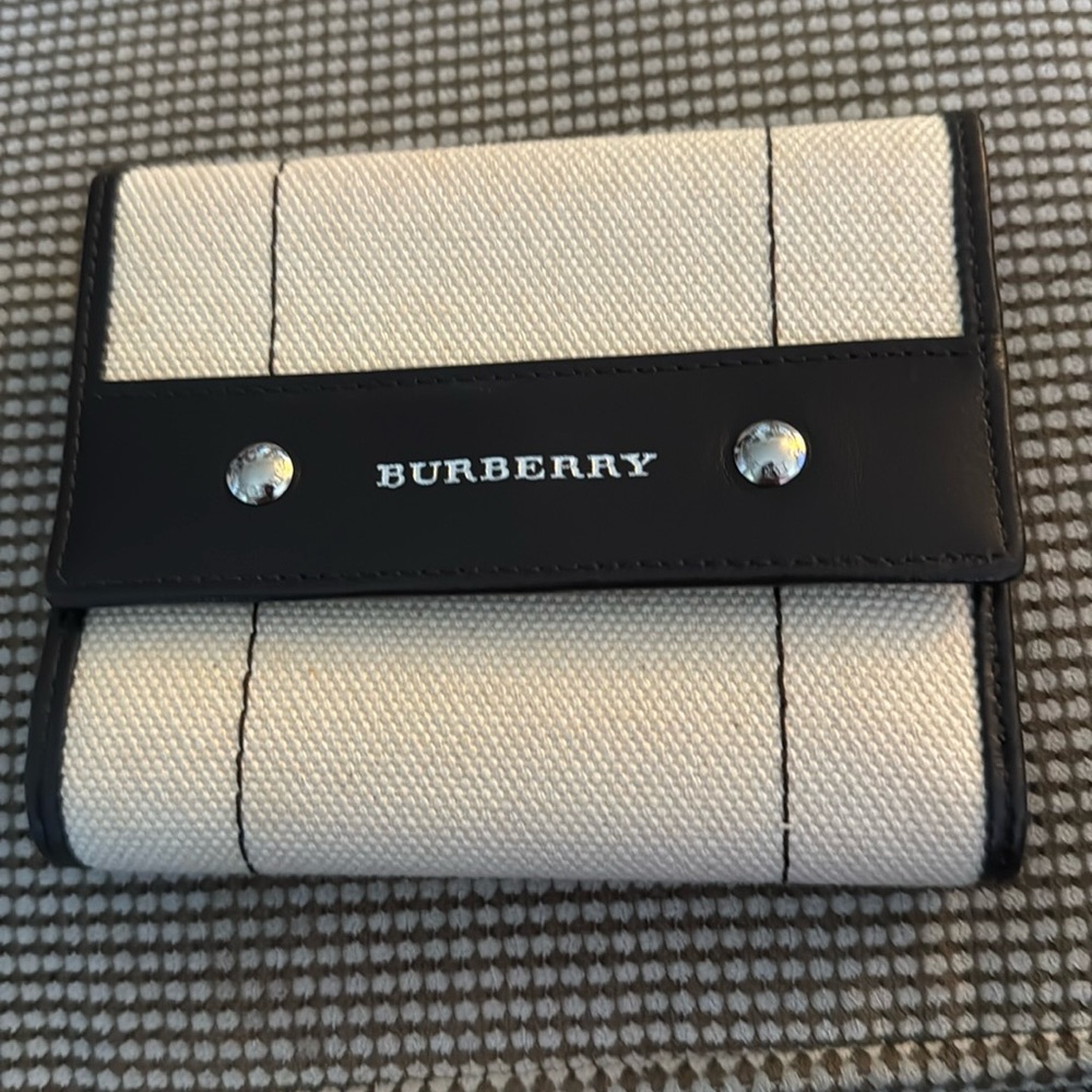 Authentic Burberry Trifold Wallet.